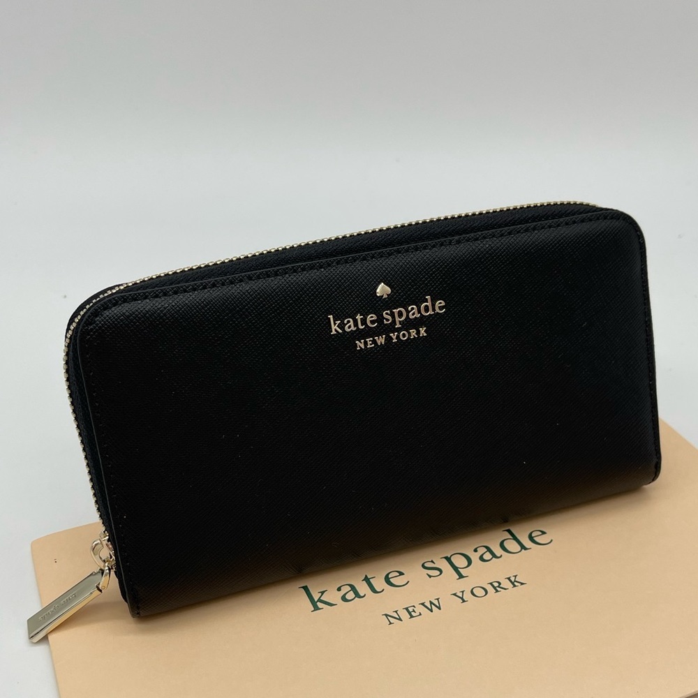 Kate Spade Staci Large Continental Wallet Black